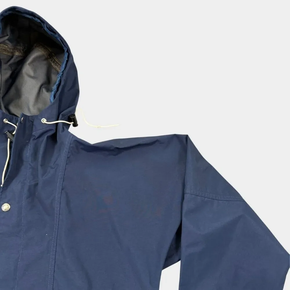 Vtg North Face Brown Label Gore-Tex Mountain Parka Jacket USA Made Blue Mens M